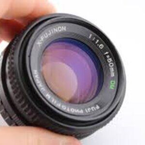 Vintage Camera Fuji Photo Film 50mm f1.6 DM X-Fujinon Lens Fujica X Japan Made